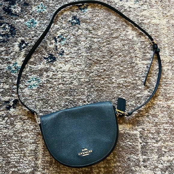 Teal Coach Crossbody Purse - Picture 2 of 5